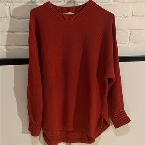 Orange Women's Cotton Sweater